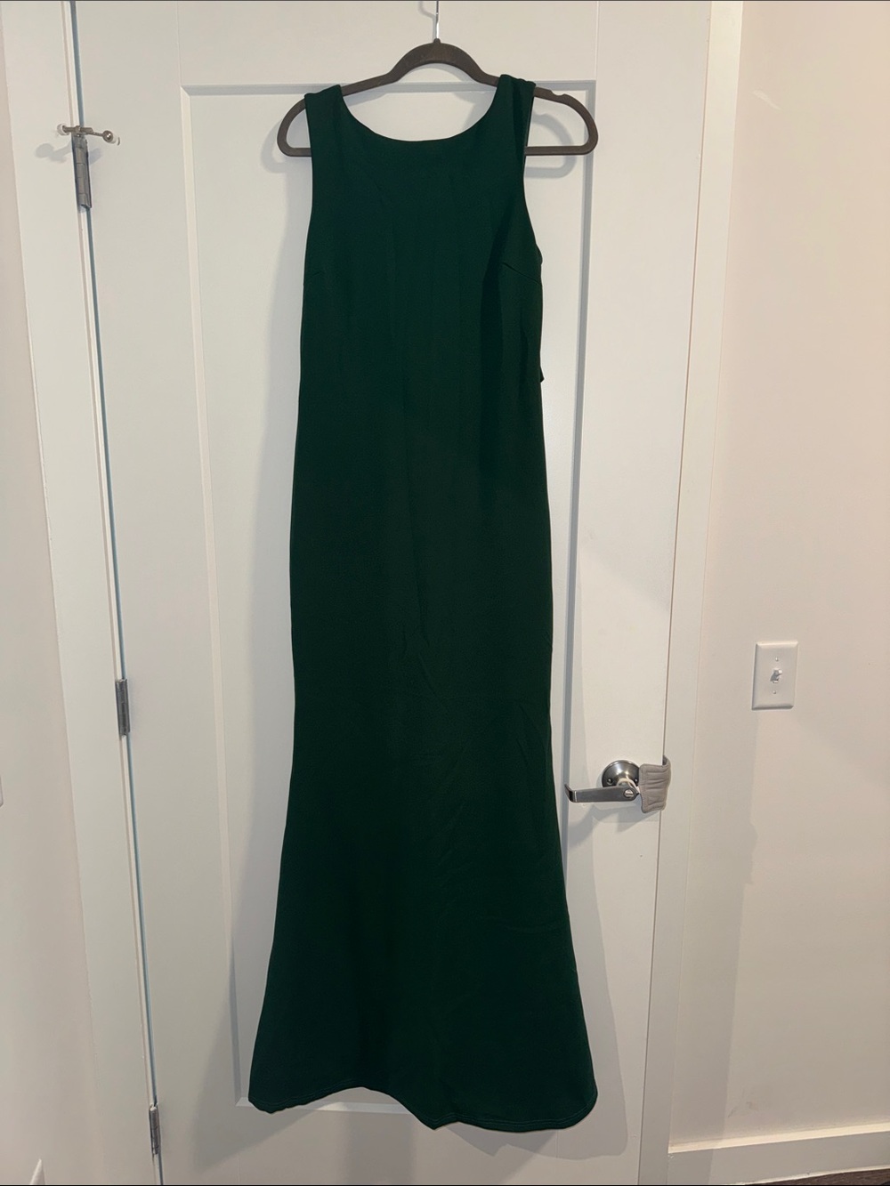Sleeveless Forest Green Gown